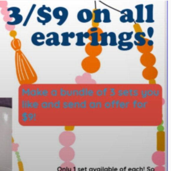 Turquoise Starfish Earrings - Picture 9 of 10